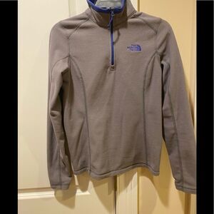 The North Face Glacier 14 Zip Fleece Womens Grey